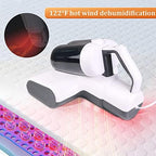 Laymi Mattress Vacuum Cleaner with UV-C Light, 450W Powerful Handheld Bed Vacuum with High Beating Roller Brush, True HEPA Filter, XL Dual Larger Dust Cup for Deep Cleaning of Dust & Pet Hair - Image 6