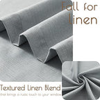 jinchan Lien Tier Curtains and Valances, 26x24, 3 Panels, Grey - Image 4