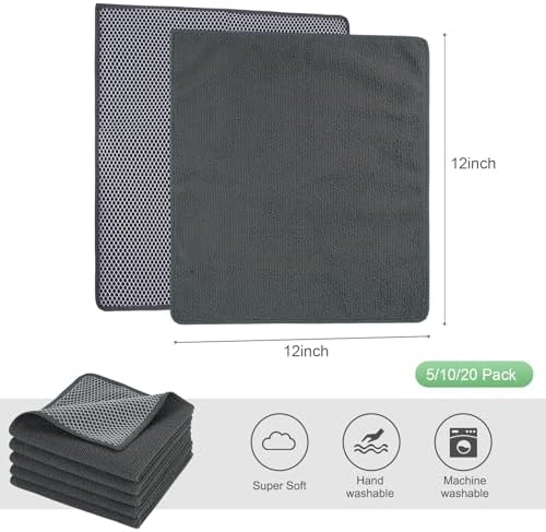 SINLAND Dish Cloth for Washing Dishes Kitchen Washcloth Cleaning Cloth - Image 2