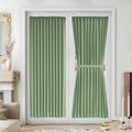 Vatge Sage Green French Door Blackout Curtains,72 Inch Long Front Door Curtains for Glass Window, 1 Panel, W54 x L72, Sage Green by Vatge