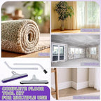 Replacement 2 Piece Vacuum S Wand with 14" Floor and Carpet Brush Compatible with ProTeam Backpack Vacuums Compatible with Hoover C2401 Backpack Vacuum(Purple & Grey Nylon Brush) - Image 6