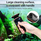 hygger Magnetic Aquarium Fish Tank Glass Cleaner,Detachable Dual-Blades Brush Tool with Floating Scrubber, Double Side Magnetic Scraper for 0-0.25 Inch Thick Glass Aquariums Tank (S) - Image 6