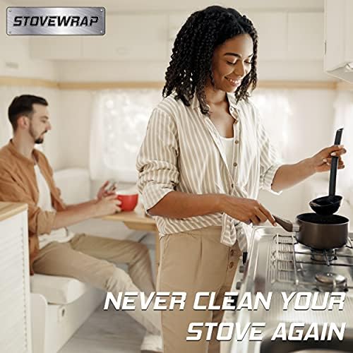 Stove Wrap Exceptional RV Stove Protection For GE, Furrion, Greystone & Contoure Stoves Easy Clean, Washable, Reusable, Nonstick - Image 7