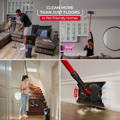 O-Cedar H2prO Flat Mop System | Quick Everyday Cleaning | Dual-Tank Fresh Water System | Machine Washable Reusable Microfiber Mop Pad | Safe on Hardwood, Tile & Vinyl Floors - Image 5