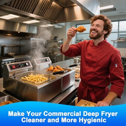 XANGNIER Large Commercial Fryer Cleaning Tools,6 Pcs - Image 7