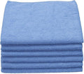 Unger 16” x 16” Microfiber Ultra-Absorbent Cloths, 6 Pack, Trap and Hold Dust and Dirt, All-Purpose Scrubbing Cloths, Household Cleaning Tools, Dusting Supplies by Unger