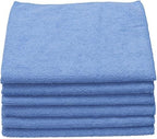Unger 16” x 16” Microfiber Ultra-Absorbent Cloths, 6 Pack, Trap and Hold Dust and Dirt, All-Purpose Scrubbing Cloths, Household Cleaning Tools, Dusting Supplies by Unger
