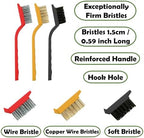 Betanull Crevice Cleaning Brush Set, Multi-Purpose Hard Bristle Brushes - Image 4
