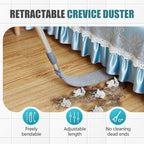 Retractable Gap Dust Cleaner with Microfiber Cloths,Extendable Long Handle Washable Bendable Duster Brush for Cleaning Under Appliances Furniture Couch Fridge - Image 5