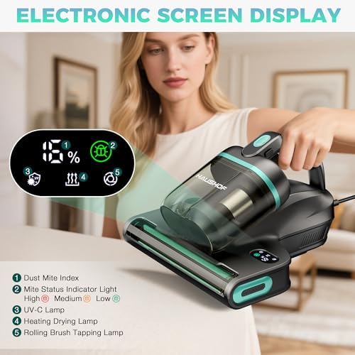 HAUSHOF Mattress Vacuum Cleaner, 15Kpa Bed Vacuum Cleaner - Image 3