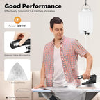 Industrial Iron Machine, Professional Gravity Feed Industrial Electric Steam Iron 1200W,Steam Iron for Clothes, 140~428℉,with 3L tank - Image 4