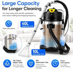 40L Commercial Carpet Cleaner 3 in 1 Carpet Extractor for Sofa Upholstery - Image 4