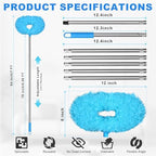 Storystore Ceiling Fan Cleaner Duster, Adjustable Microfiber Duster - Image 2