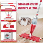 Spray Mops for Floor Cleaning: Microfiber Wet Dust Mop Hardwood Floor Mop - Image 3