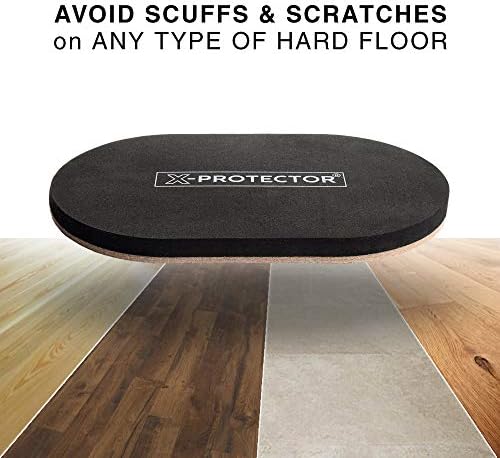 X-Protector Felt Furniture Sliders Hardwood Floors - 4 PCS 6" x 3 1/2" - Image 3