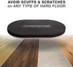 X-Protector Felt Furniture Sliders Hardwood Floors - 4 PCS 6" x 3 1/2" - Image 3