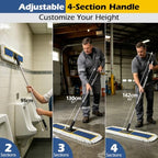 40" Commercial Dust Mop for Floor Cleaning, Heavy Duty Industrial Mop - Image 4