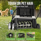 16" Artificial Grass Sweeper 15 Amp Artificial Turf Vacuum with Brush - Image 3