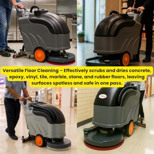 SUNMAX 22" Self-Propelled Floor Scrubber, Lithium Battery, 31" Squeegee - Image 4