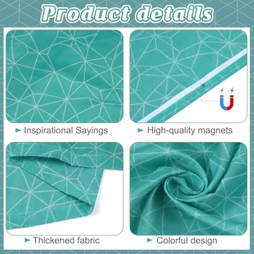 6pcs Classroom Fluorescent Magnetic Light Covers 2x4 FT Bright Geometric - Image 3