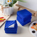 Gersoniel Magnetic Microfiber Cleaning Cloth, Dark Blue, 6 x 6 Inch, 8 Pcs - Image 5