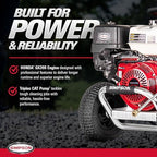Simpson Aluminum Series 4200 PSI Gas Pressure Washer, 4.0 GPM, Honda GX390 - Image 3