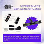 14” Vacuum Floor Brush Attachment for 1.25” Hoses – Includes 1 3/8” & 1.5” Adapters – Universal Fit for Shop Vac, Shark, Miele, Bissell, Hoover, Eureka, Dirt Devil & More - Image 6