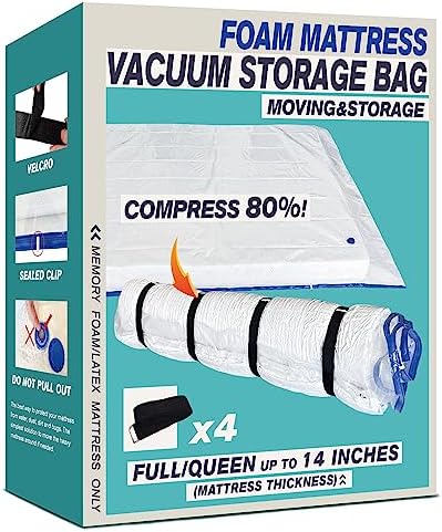 Queen Size Mattress Vacuum Bag for Memory Foam/Latex Mattress by Asatdd