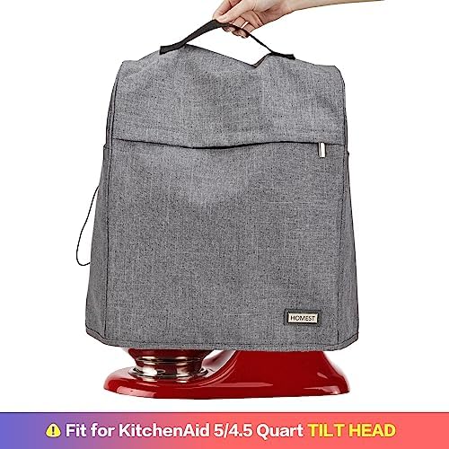 HOMEST Stand Mixer Dust Cover for KitchenAid 5/4.5 Quart Tilt Head - Image 2
