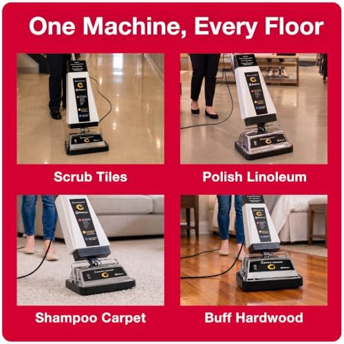 Koblenz P-2600A Carpet Shampooer Machine, 12 in Floor Polisher, 144 Ounce - Image 4