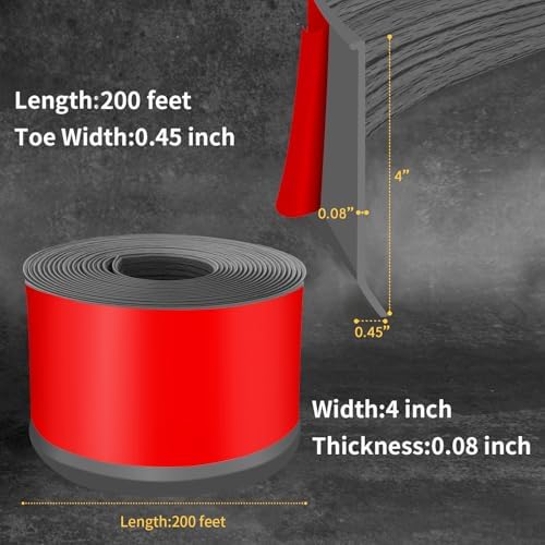 Vinyl Baseboard Molding Trim 4 Inch Peel and Stick Cove Base - Image 2