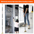 Gomake 4" Wide Razor Blade Scraper Tool with Adjustable 16''-58"(1.3ft -4.8ft) Long Handle, 20PCS Extra Metal Blades, Cleaning Glass Wall Scraper, Painting stripping tools, Tile, Floors, Walls - Image 5