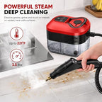 Handheld Steam Cleaner for Home and Car Detailing, 10s Fast Heat - Image 2