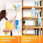 60 Count Electrostatic Duster Refills Compatible with Swiffer Duster,Multi-Surface Dusting Refills,Microfibre Dusters for Cleaning with 1Pcs Retractable Handle,Unscented - Image 5