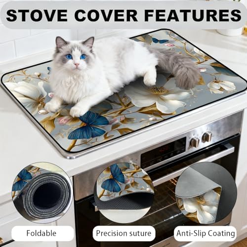 Stove Top Cover,28.5"L x 20.37"W,Heat Resistant Cooktop Protector Mat - Image 5