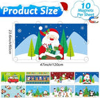 Wiooffen 8Pcs Christmas Fluorescent Light Covers with 80 Magnets Christmas Decoration for Classroom Ceiling Light 4 x 2 Feet Magnetic Lights Covers Filter for Office Hospitals Home Classroom Decor - Image 2