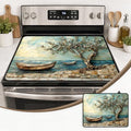 Stove Top Cover,28.5"L x 20.9"W,Heat Resistant Cooktop Protector Mat by seewan