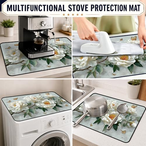 Stove Top Cover,28.5"L x 20.17"W,Heat Resistant Cooktop Protector Mat - Image 6