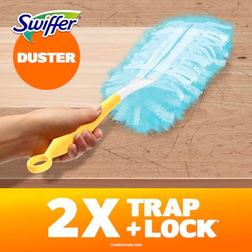 Dusters Refill for Cleaning, Feather & Microfiber Duster Disposable Alternative, for Dusting Furniture, Blinds, Ceiling Fans, Walls, Helps Remove Allergens, New Lemon Scent, 18ct - Image 6
