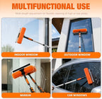 LAANPOLE 36FT Window Squeegee with Extension Pole, 2-in-1 Squeegee for Window Cleaning, Professional Cleaning Kit for Home with 30FT Telescoping Pole for Outdoor Indoor Use - Image 4