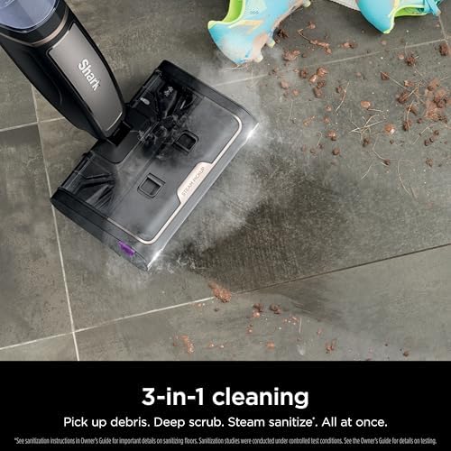 Shark SD201 Steam Pickup 3-in-1 Steam Mop Picks Up Debris, Deep Scrubs, & Steam Sanitizes All At Once, Lightweight Steam Cleaner for Home w/Sealed Hard Floors like Hardwood, Tile & Laminate (Renewed) - Image 2