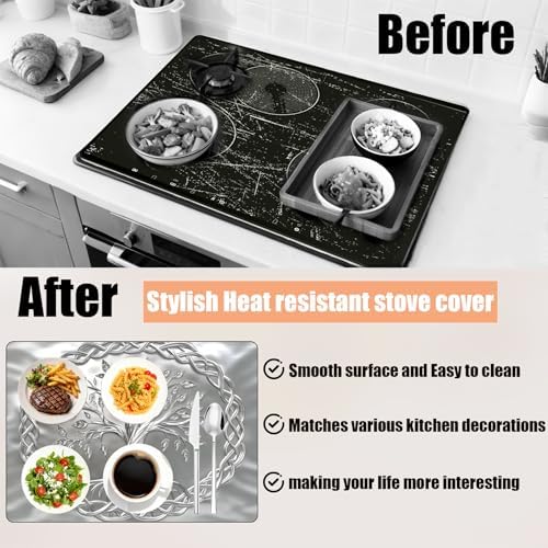 28"x20" Anti-Slip Electric Stove Top Cover - Image 2