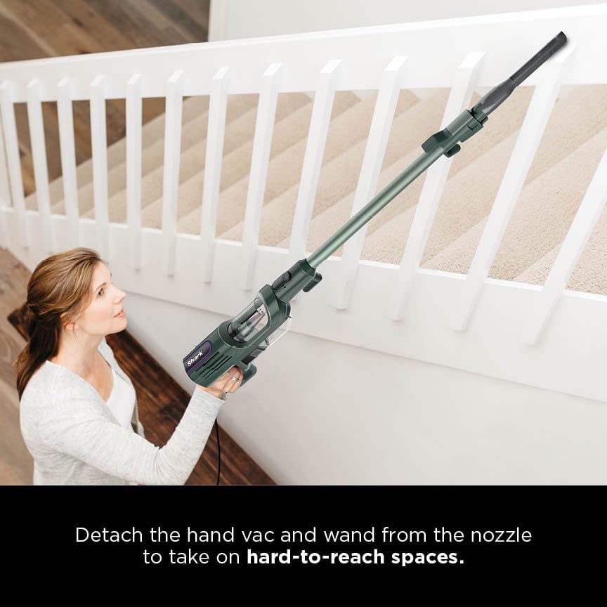Shark Detect Corded Stick Vacuum, Direction Detect, Evergreen, HZ752 - Image 6
