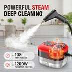 Handheld Steam Cleaner for Home and Car Detailing, 10s Fast Heat - Image 4