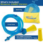 Rinseroo JUMBO Shower Cleaning Thing Slip-On Handheld Hose Attachment - Image 2