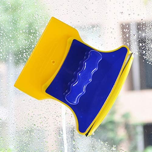 Shape Double‑Side Magnetic Glass Cleaner Wiper with 2 Cotton for Window - Image 5