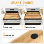 GASHELL Noodle Board Stove Cover with Handles for Electric, Gas Stove Top - Image 5