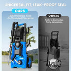 5000 PSI Adjustable Electric Pressure Washer, 2026 New Power Washer Pressure Adjustable (2500PSI-5000PSI) with 23ft Hose, 4 Nozzle and Detergent Tank for Cars, GFCI Protection, Upgraded Blue - Image 5