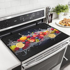 Colorful Mixed Fruit Splash Stove Top Cover for Electric Stoves by Unknown