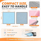 12PK Multipurpose Wire Dishcloth, Double-Side Non Scratch Wire Dishcloth. - Image 3